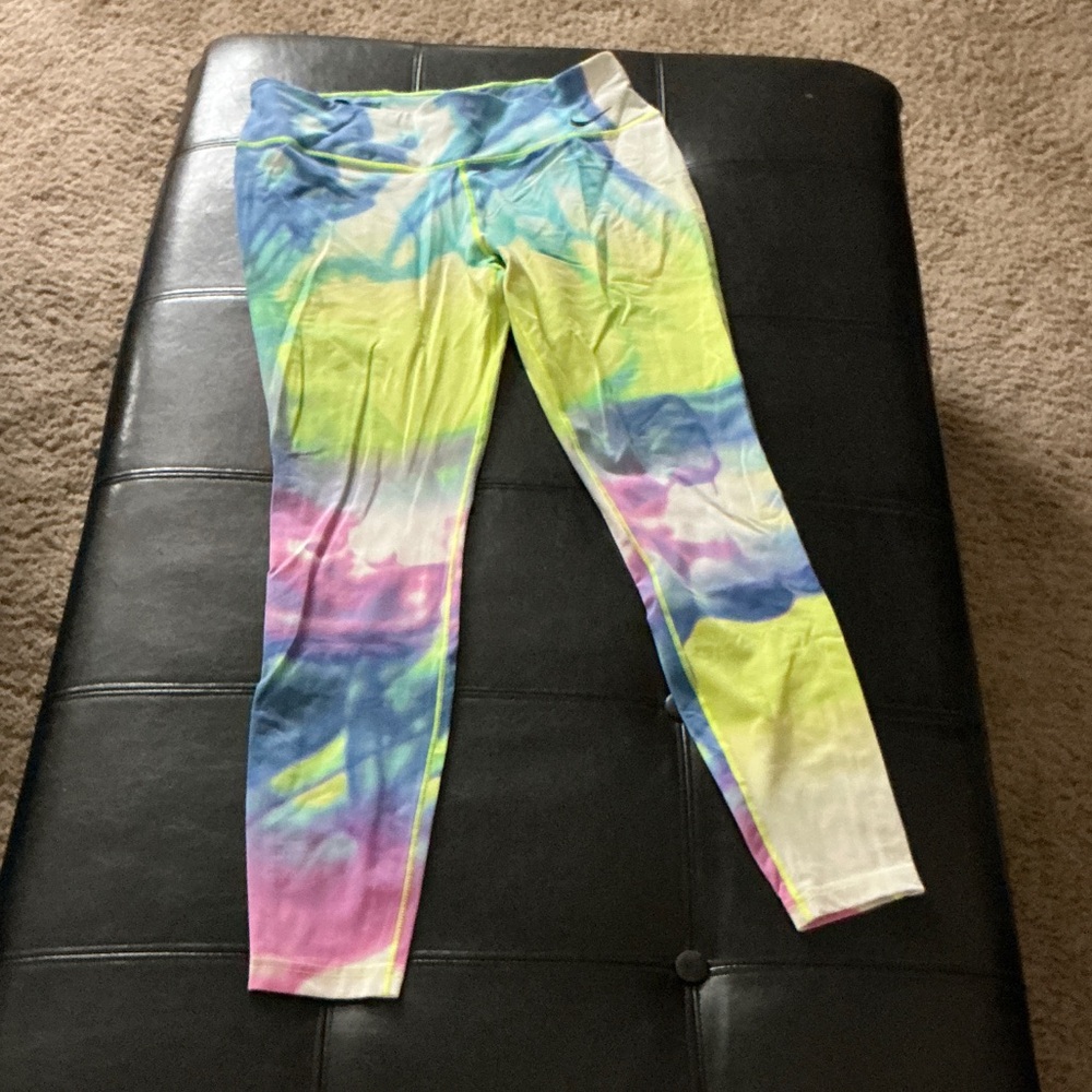 Colorful Tie-Dye Nike Leggings